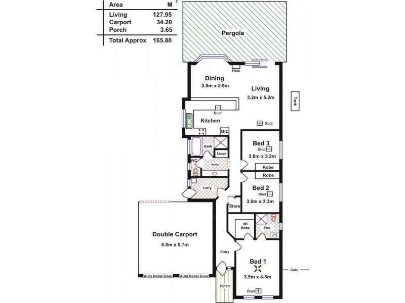 62 Tarqui Drive, Paralowie SA 5108 Floorplan