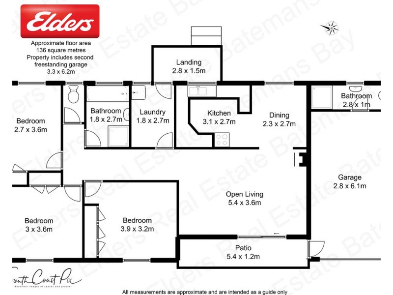3 Cook Avenue, Surf Beach NSW 2536 Floorplan