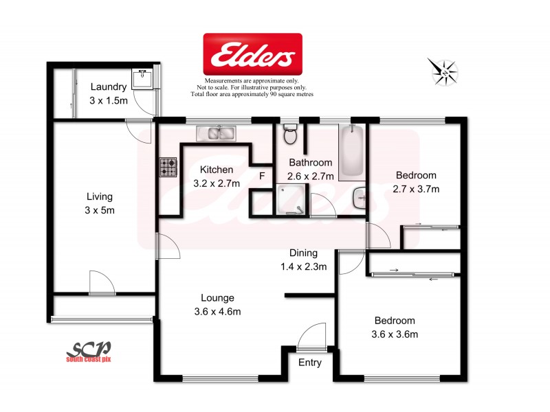 2/9 South Street, Batemans Bay NSW 2536 Floorplan