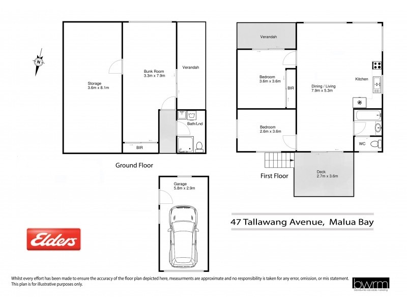 47 TALLAWANG AVENUE, Malua Bay NSW 2536 Floorplan