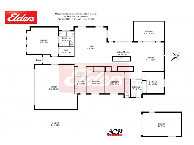 93 Litchfield Crescent, Long Beach NSW 2536 Floorplan