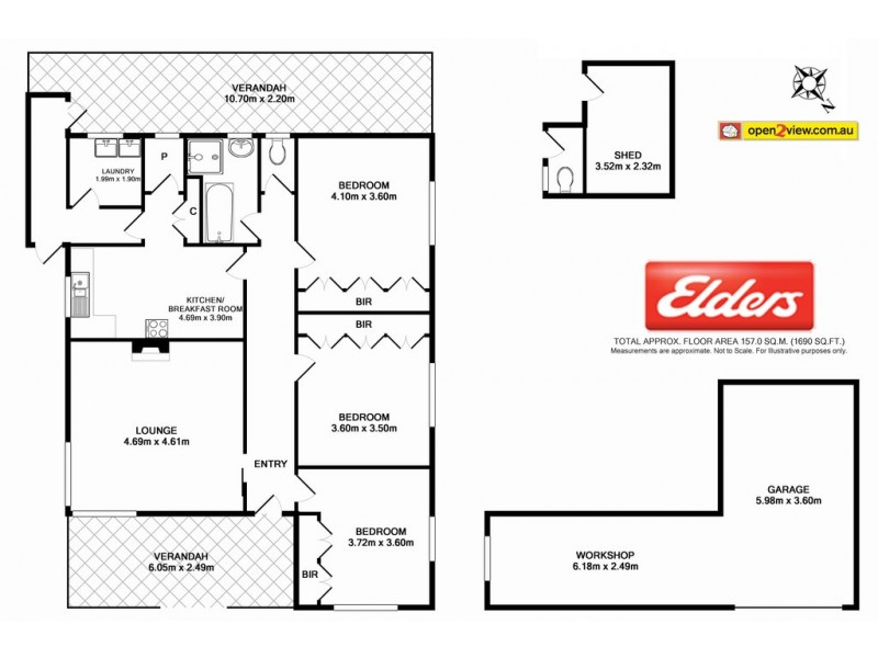 4 View Street, Batehaven NSW 2536 Floorplan