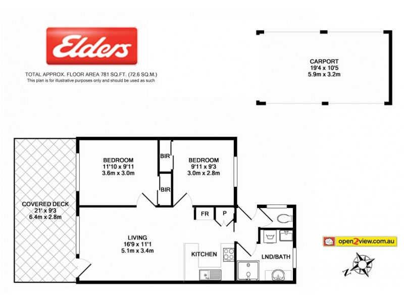 1/16 Peter Crescent, Batehaven NSW 2536 Floorplan