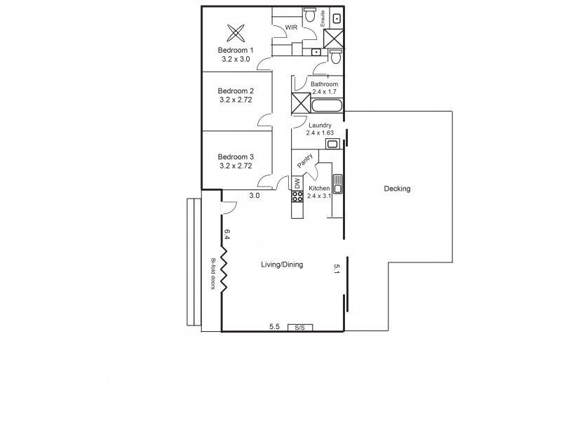 8 De Guichen Drive, Robe SA 5276 Floorplan