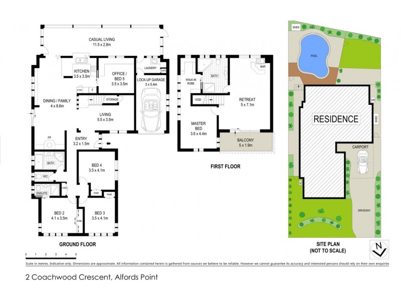 2 COACHWOOD CRESCENT, Alfords Point NSW 2234 Floorplan