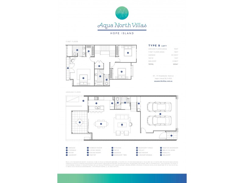 15/1 Waters Close, Hope Island QLD 4212 Floorplan