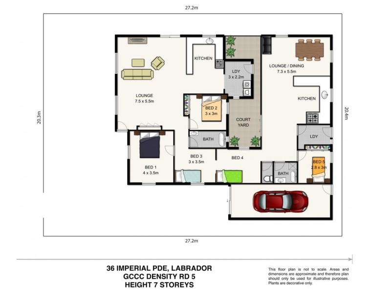36 Imperial Parade, Labrador QLD 4215 Floorplan