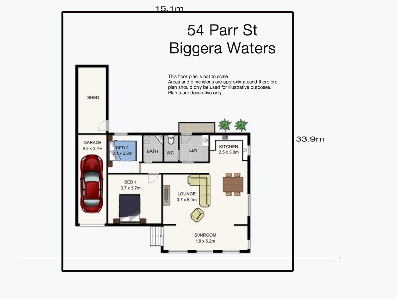 54 Parr street, Biggera Waters QLD 4216 Floorplan