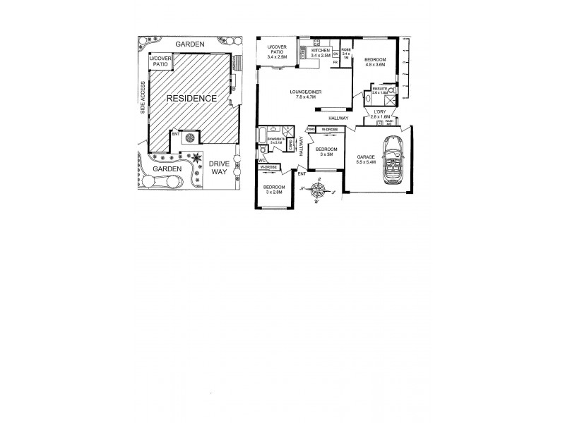 12 Oxbridge Chase, Arundel QLD 4214 Floorplan