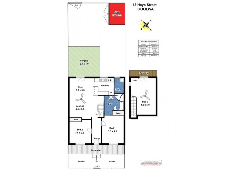 13 Hays Street, Goolwa SA 5214 Floorplan