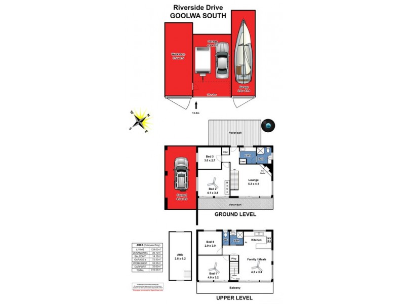 57 Riverside Drive, Goolwa South SA 5214 Floorplan