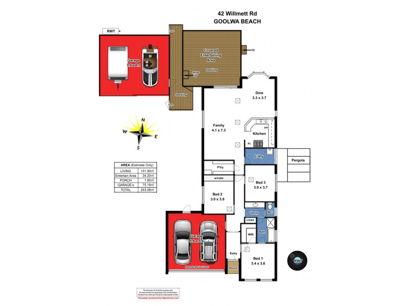 42 Willmett Road, Goolwa Beach SA 5214 Floorplan