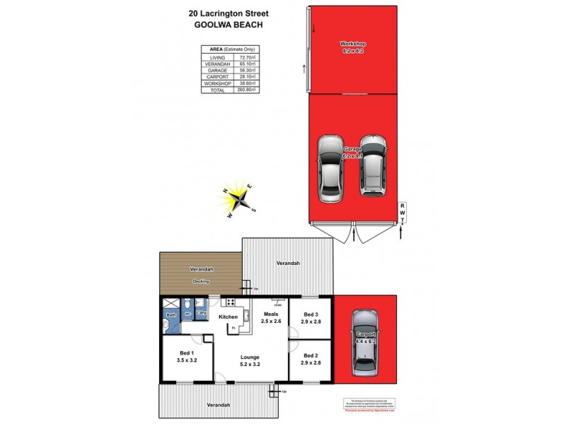 20 Lacrington Street, Goolwa Beach SA 5214 Floorplan