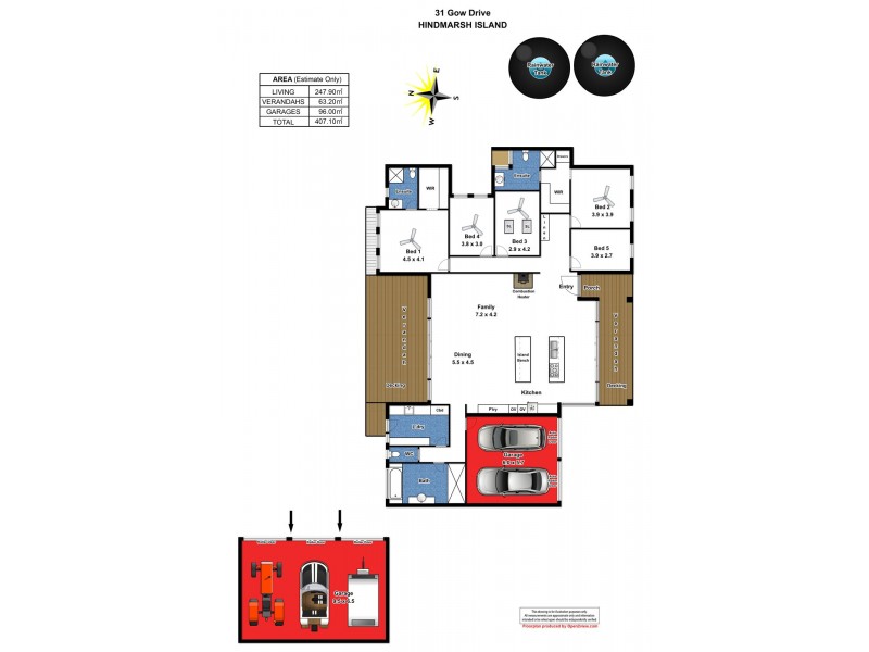 31 Gow Drive, Hindmarsh Island SA 5214 Floorplan