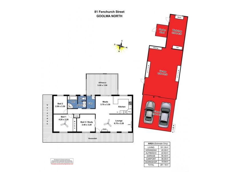 81 Fenchurch Street, Goolwa North SA 5214 Floorplan