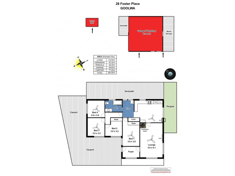 28 Foster Place, Goolwa SA 5214 Floorplan