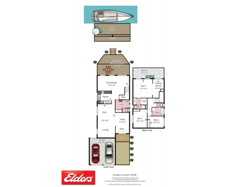 87 Wentworth Parade, Hindmarsh Island SA 5214 Floorplan