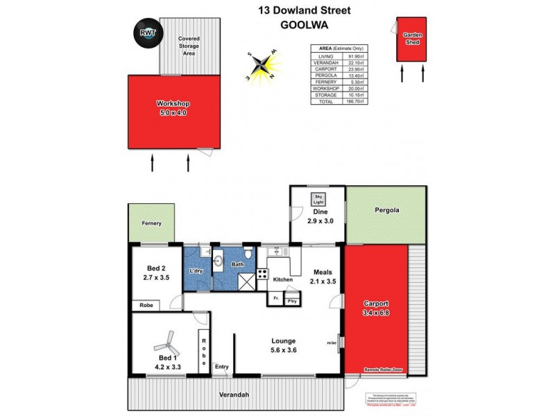 13 Dowland Street, Goolwa SA 5214 Floorplan