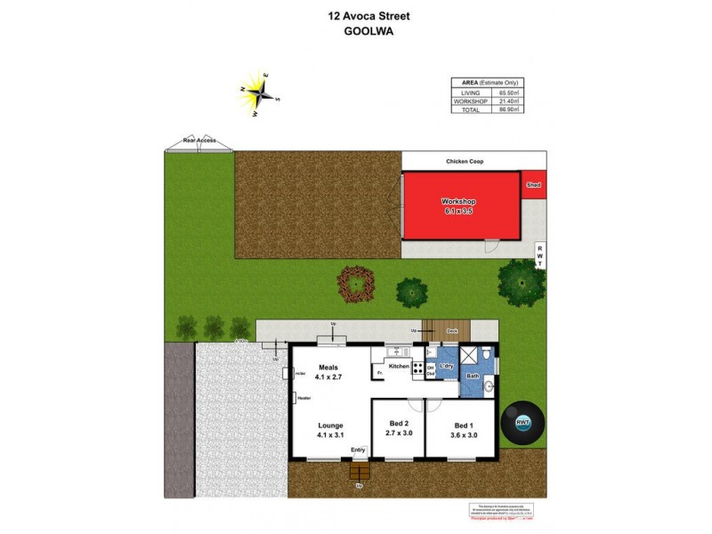12 Avoca Street, Goolwa SA 5214 Floorplan