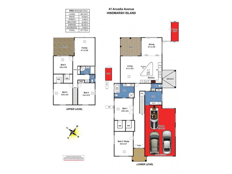41 Arcadia Avenue, Hindmarsh Island SA 5214 Floorplan