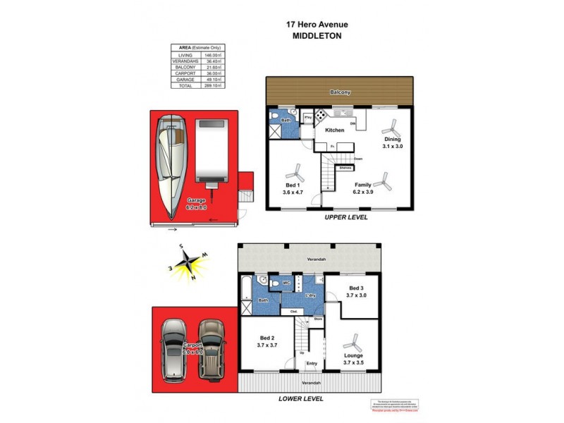 17 Hero Avenue, Middleton SA 5213 Floorplan