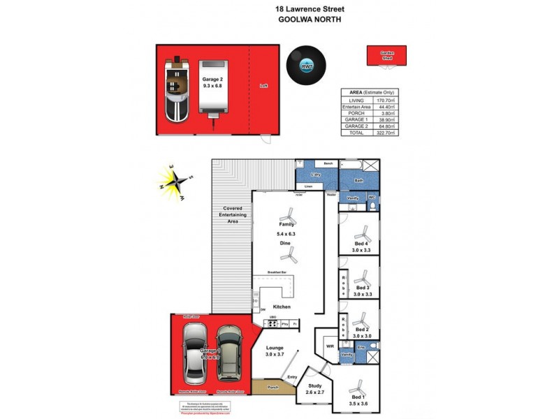 18 Lawrence Street, Goolwa North SA 5214 Floorplan