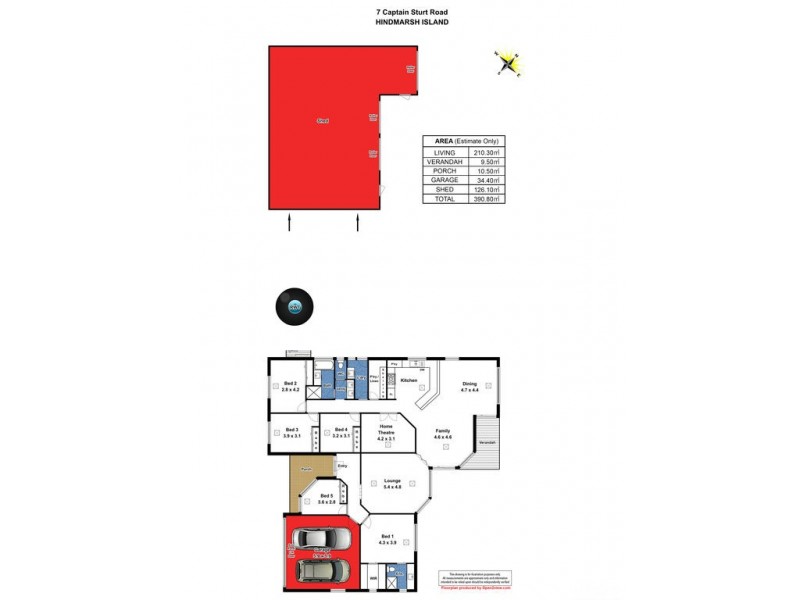 7 Captain Sturt Road, Hindmarsh Island SA 5214 Floorplan