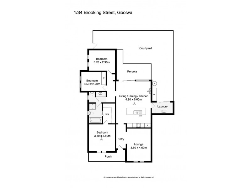 1/34 Brooking Street, Goolwa SA 5214 Floorplan