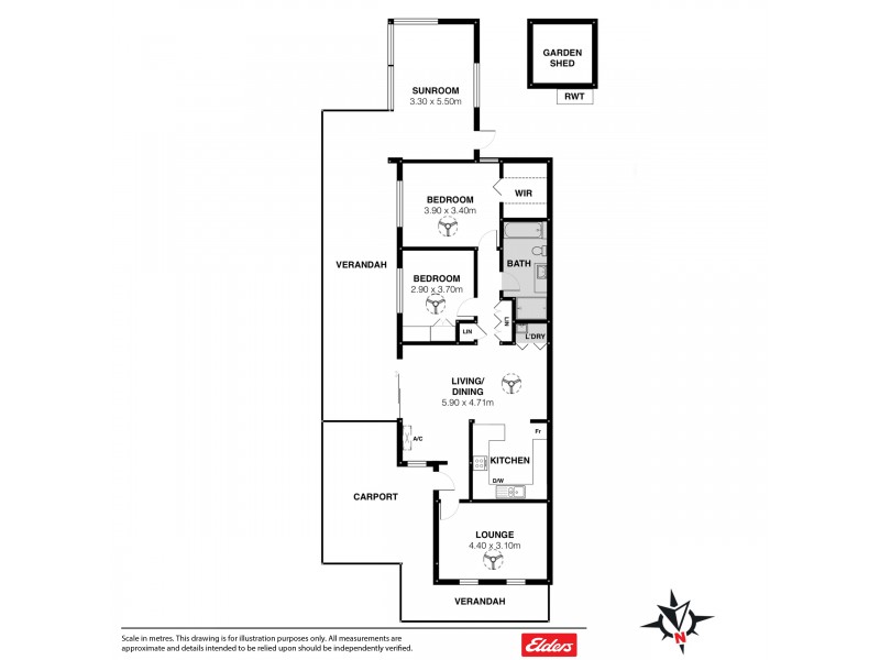 3 Hutchinson Street, Goolwa SA 5214 Floorplan