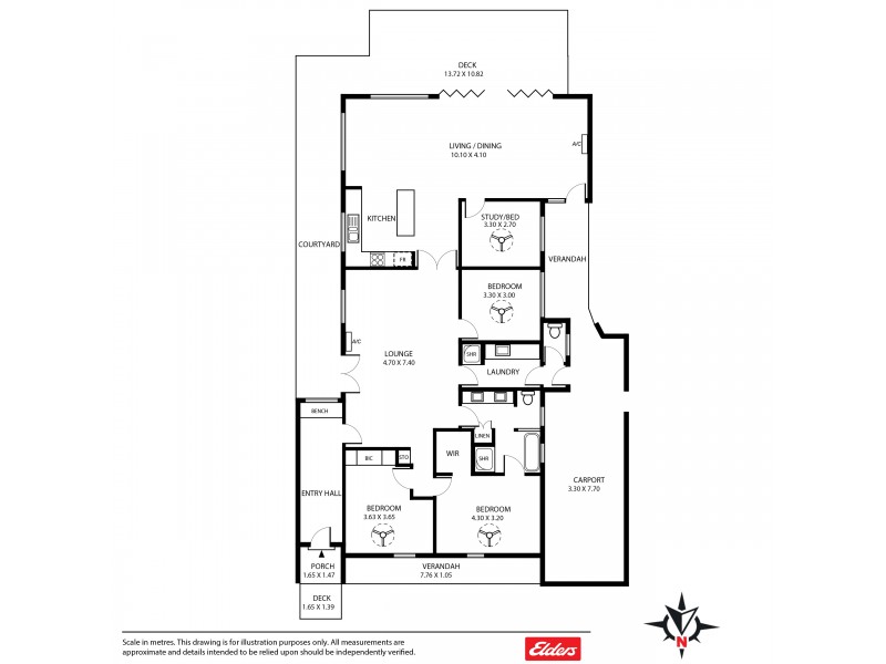 2/1A Billabong Road, Goolwa South SA 5214 Floorplan