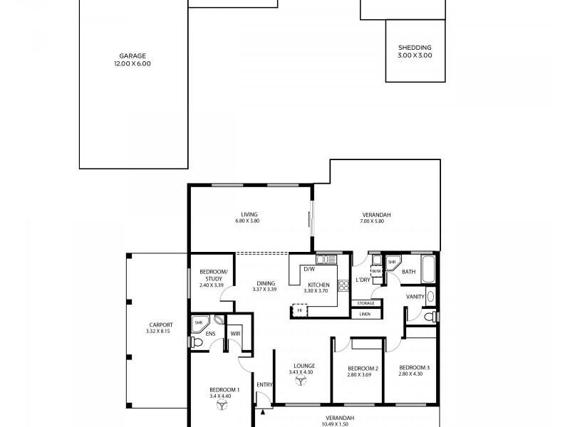 11 Glassenbury Street, Goolwa Beach SA 5214 Floorplan
