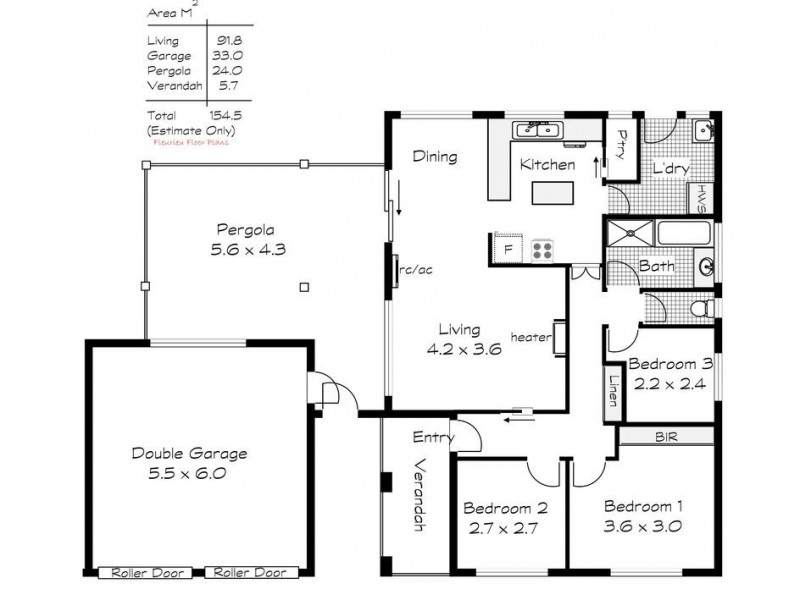 22 Downer Avenue, Goolwa South SA 5214 Floorplan