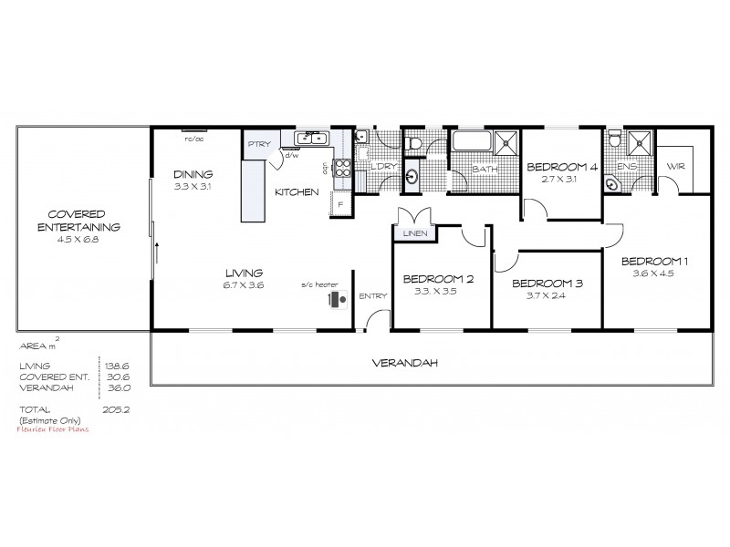 20 Elliot Avenue, Hayborough SA 5211 Floorplan