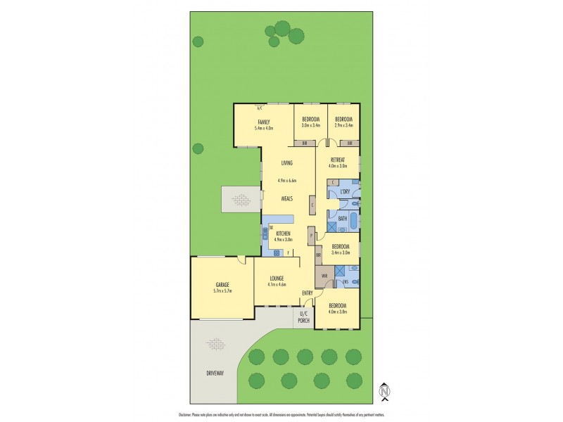 4 Fatham Drive, Wyndham Vale VIC 3024 Floorplan