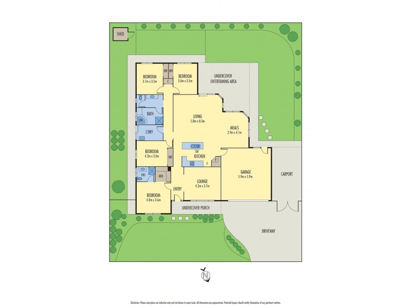 8 Darus Court, Hoppers Crossing VIC 3029 Floorplan
