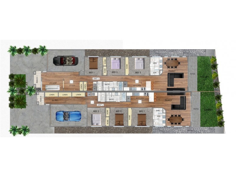 1 and 2/16 Wendy Way, Tarneit VIC 3029 Floorplan