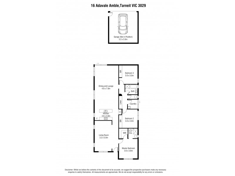 16 Adavale Amble, Tarneit VIC 3029 Floorplan
