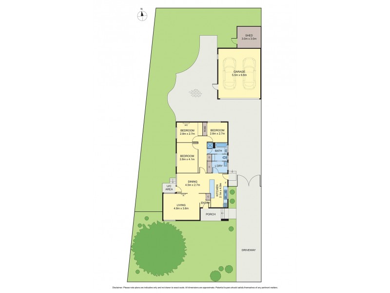 1 Mourell Street, Sunshine West VIC 3020 Floorplan