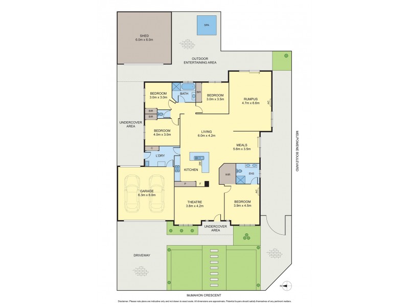 55 McMahon Crescent, Tarneit VIC 3029 Floorplan