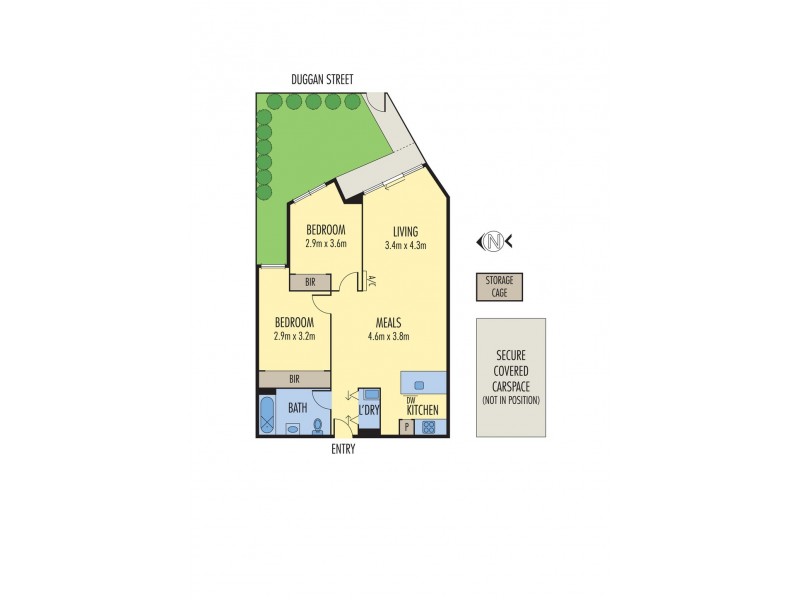 4/1 Duggan Street, Brunswick West VIC 3055 Floorplan