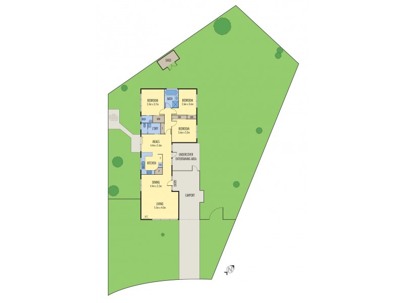 3 Wyatt Place, Melton West VIC 3337 Floorplan