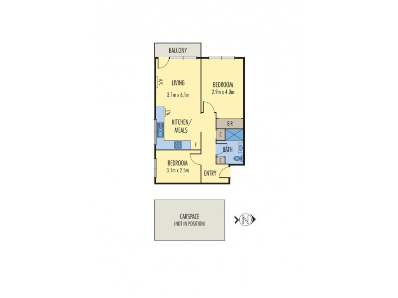 11/48 Scotia Street, Moonee Ponds VIC 3039 Floorplan