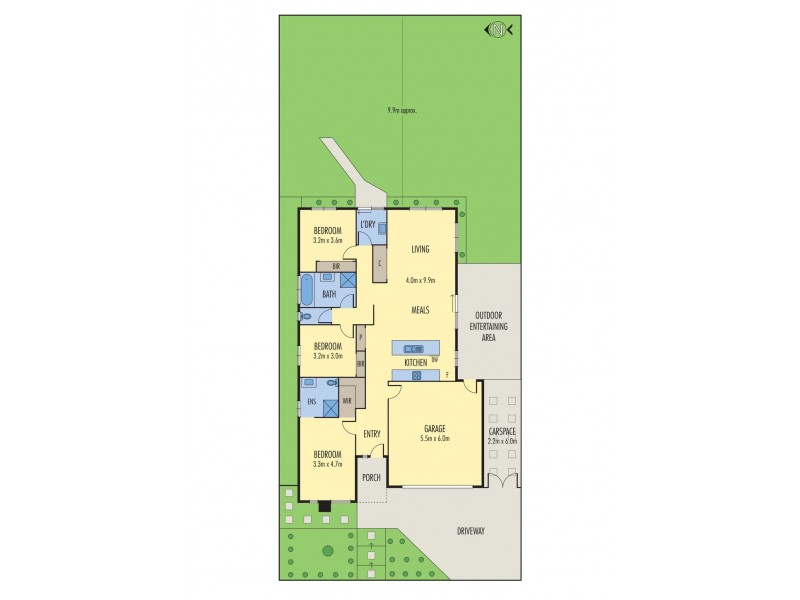 6 Rous Street, Wyndham Vale VIC 3024 Floorplan