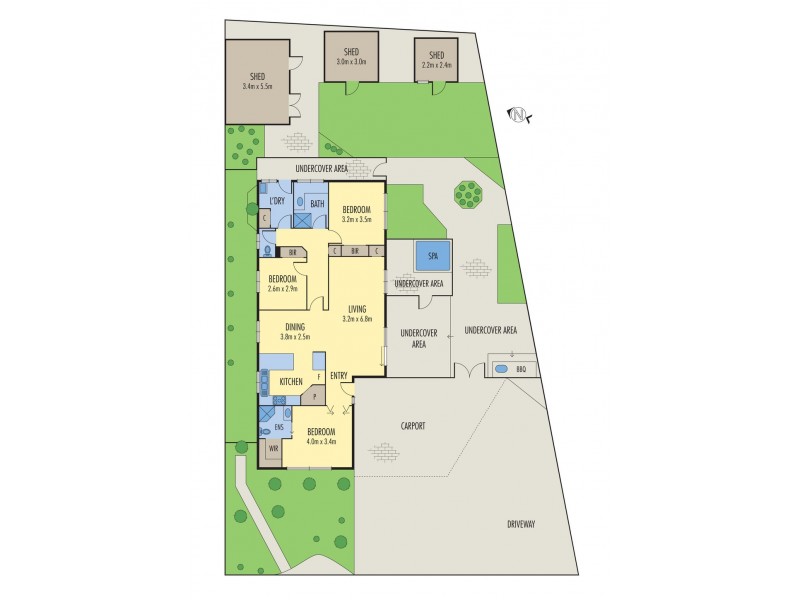 8 Thoroughbred Avenue, Werribee VIC 3030 Floorplan