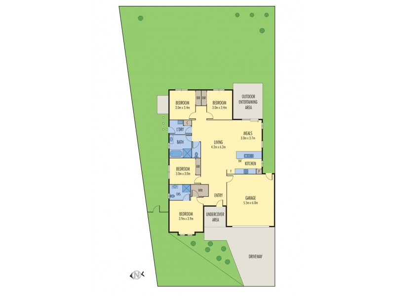 12 Gungurra Grove, Wyndham Vale VIC 3024 Floorplan