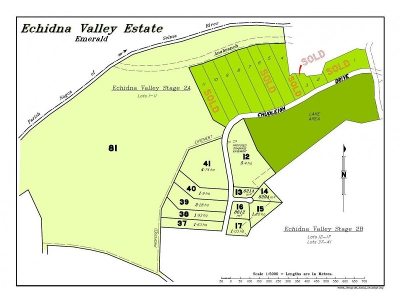 Lots 5,8,9,10 Chudleigh Drive, Echidna Valley, Emerald QLD 4720 Floorplan