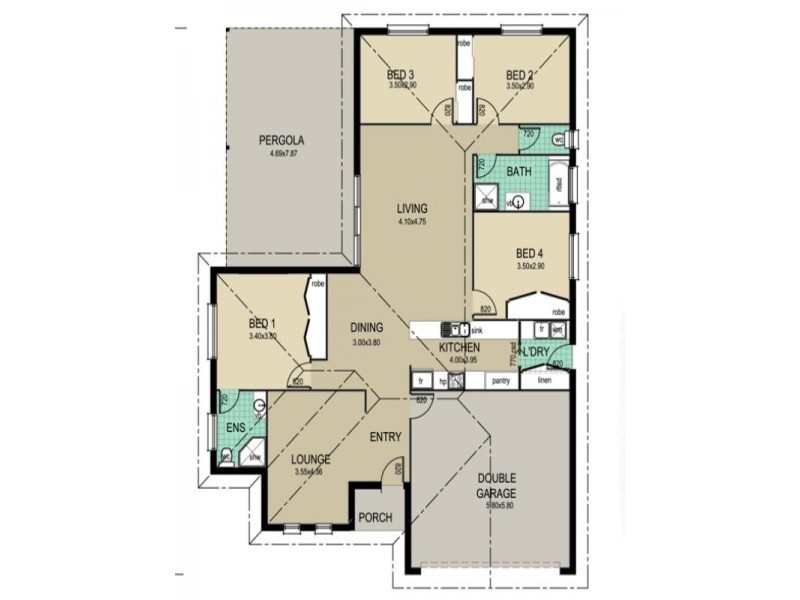 38 Blue Gums Drive, Emerald QLD 4720 Floorplan