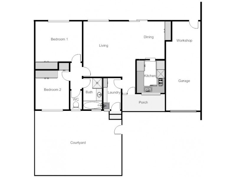 70 Dexter Street, Cook ACT 2614 Floorplan