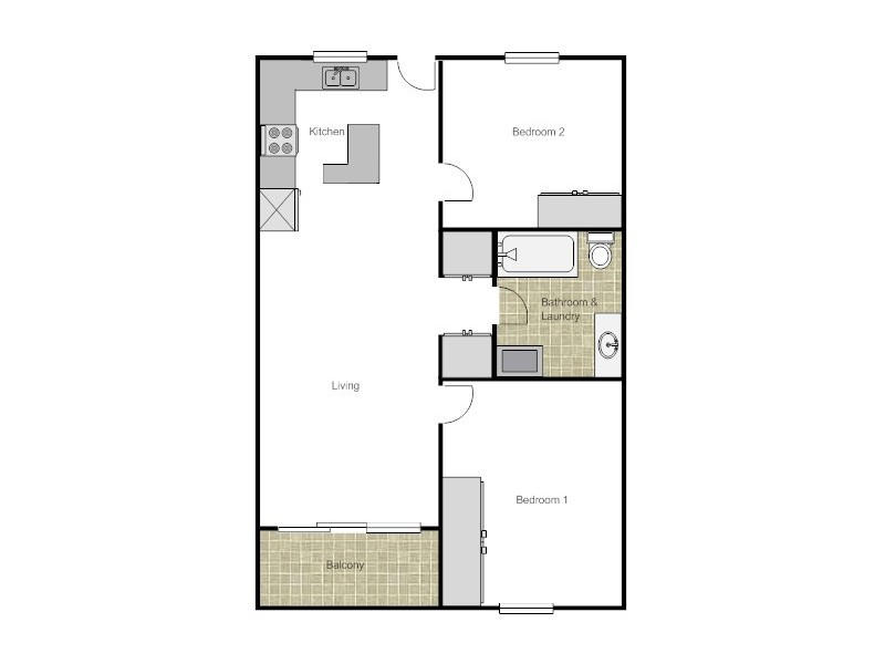 22/8 Beetaloo Street, Hawker ACT 2614 Floorplan