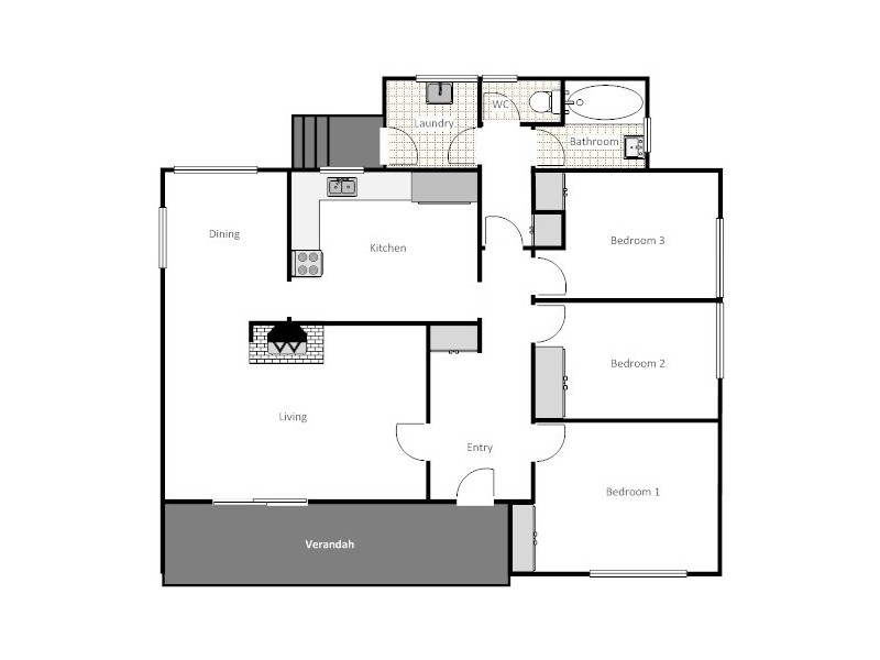 26 Longstaff Street, Lyneham ACT 2602 Floorplan